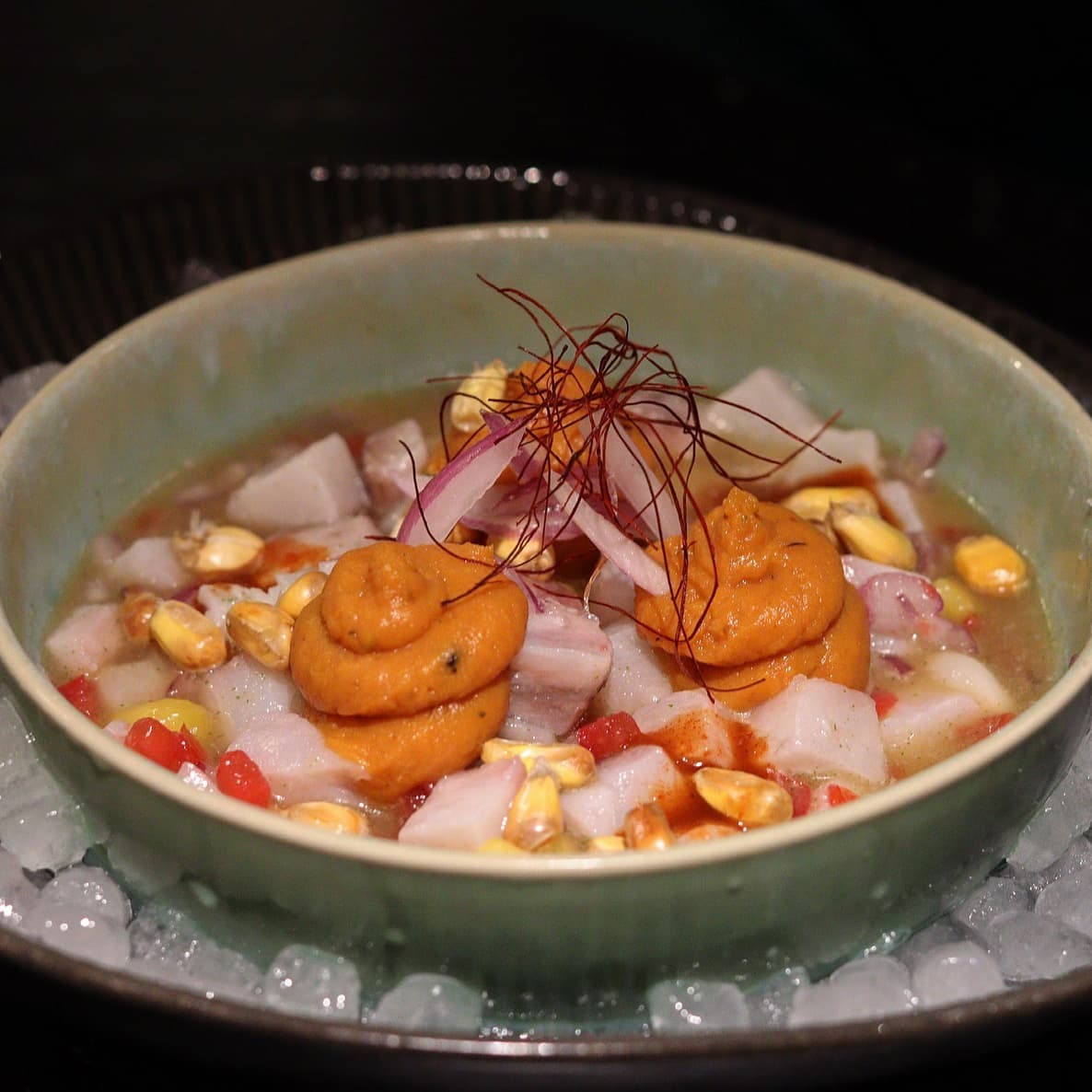 Carpaccio de gambón