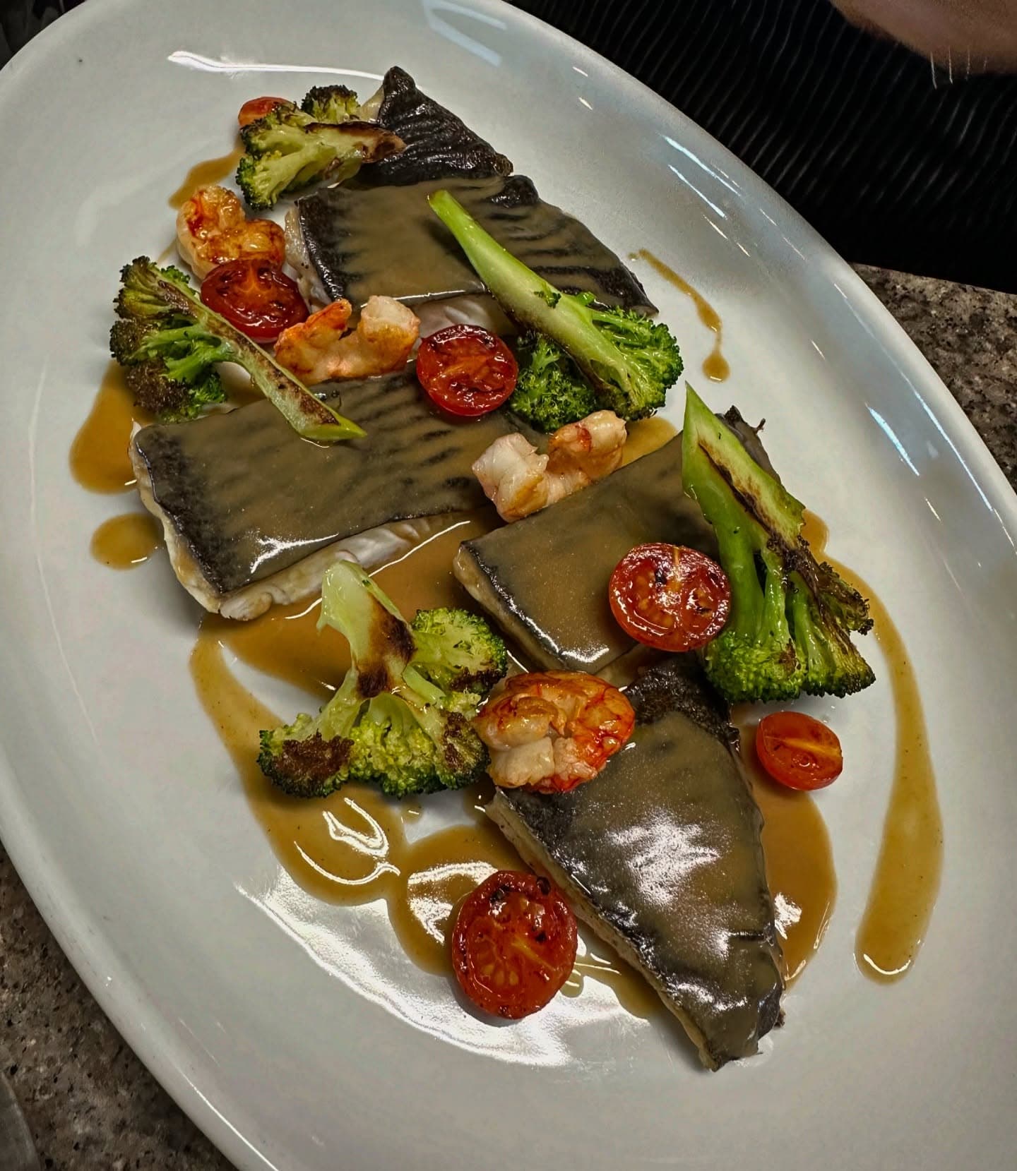 Pescado asado en Vigo